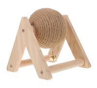 VICASKY Rabbit Scratch Natural Ball for Cats Kittens Pets Durable Interactive Chewing for Exercise for Indoor Fun Claw Sharpening