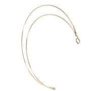 VICASKY Radiant Circle Headband Gold Fairy Hair Accessory Angel Goddess Crown Headpiece for Women Wedding Bridal Photoshoot Double Hairband