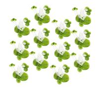 VICASKY Realistic Artificial Floating Duckweed Plants Creative Fake Small Plants for Aquarium Fish Tank Decor Versatile Lifelike Fish Habitat and Breeding Haven