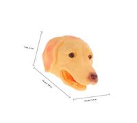 VICASKY Realistic Dog Hand Puppet for Soft Pvc Animal Hand Cover for Role Play and Early Education Interactive Plaything