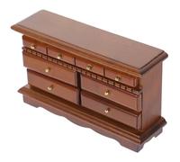 VICASKY Realistic Miniature Tv Cabinet Fine Workmanship Mini Furniture Lovely Mini House Decor for Diy