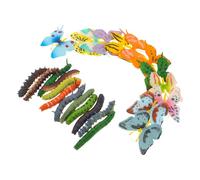 VICASKY Realistic Plastic Insect for Fake Caterpillars and Butterfly Models for Preschool Learning Halloween Pranks Party Decor Educational Bug Figures for Cognitive Play