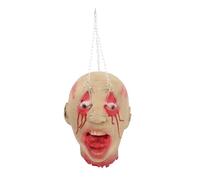 VICASKY Realistic Scary Head Pendant Halloween Horror Prop for Haunted Houses Parties Vivid Detail Prank Decoration for Spooky Events for Indoor Halloween