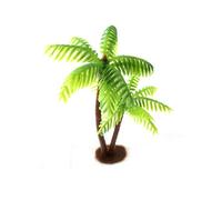 VICASKY Realistic Simulated Coconut Tree Miniature Palm Tree Artificial Palm Plant Cake Topper Indoor for Train Railways Architecture Landscape