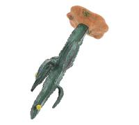 VICASKY Realistic Small Cactus Model Decorative Desktop Plant Ornament with Yellow Flowers, Artificial Succulent for Home and Office Table Decor