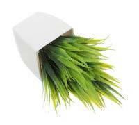 VICASKY Realistic Small Faux Aloe Vera Bonsai Plant in Pot Mini Indoor Greenery Decor for Desktop Plastic Artificial Succulent Ornament Home Decoration