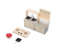 VICASKY Realistic Stove Accessories for Pretend Play Space Saving Design for Imaginative Role Playing