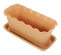 VICASKY Rectangular Flower Plant Pot Window Box Planter with Drainage Holes