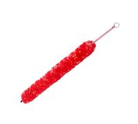 VICASKY Red Fiber Clarinet Brush Moisture Cleaner Rod Saver Tool, Wind Instrument Cleaning Brush for Clarinet Maintenance, Single Pack