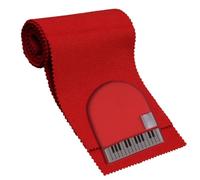 VICASKY Red Piano Keyboard Dust Cover Made of Superfine Fiber Sturdy and Sturdy Keyboard Protector that Keeps Piano Clean Practical
