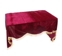 VICASKY Red Plush Electric Piano Cover for 88 Keys Easy to Store and Protecting Piano Simple and Beautiful Design
