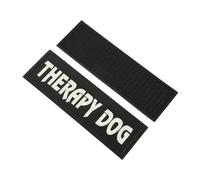VICASKY Reflective Dog Vest Patch Wear-resistant Leather Patch Tags for Service Dogs and Pets Chic and Stylish Simple Design with Hook and Loop Fasteners for Safety and Decoration