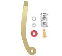 VICASKY Replacement Guitar Vibrato Tailpiece with Hand Crank Compatible for Bigsby Durable Gold Tremolo Bridge Parts for Electric Guitar Maintenance