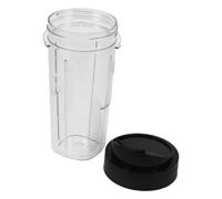 VICASKY Replacement Smoothie Cup with Lid 24oz Plastic Juicer Cup Compatible for Oster Pro 1200w Multi-use Blender Accessory for Home Kitchen Use