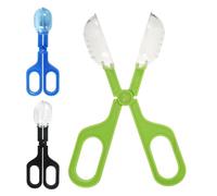 VICASKY Reptile Feeding Tongs for Precise Feeding Transparent Clip 3pcs with Easy Grip for Aquarium and Terrarium Cleaning Tool