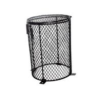 VICASKY Reptile Heater Guard Black Iron Lampshade Anti-Scald Protection for Pet Heating Lamp Daylight and Ceramic Spotlight Use Lamp Cage for Reptiles and Poultry Care