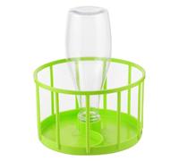 VICASKY Reptile Water Feeder and Food Bowl for Turtles Lizards and Snakes 2-in-1 Water Dispenser and Feeding Container Green for Terrarium and Aquarium Use