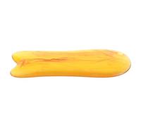 VICASKY Resin Facial Gua Sha Massage Scraper Tool for Deep Tissue Muscle Relief, Amber Fish-shaped Face and Neck Scraping Board for Full Body Acupoint Massage