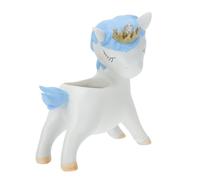 VICASKY Resin Unicorn Succulent Flower Planter Pot Mini Decorative Garden Pot for Balcony and Outdoor Use, Cute Fresh Style Plant Container for Small Succulents