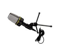 VICASKY Retro Desktop Microphone with Tripod Stand, 3.5mm Computer Condenser Microphone for Karaoke Singing, Music Recording, Audio Chat, and Streaming