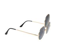 VICASKY Retro Round Sunglasses for Festivals and Cosplay Punk Style Three Circle Frame Novelty Glasses for Adults Durable Sunglasses for Stage Performances and Party Photo Props
