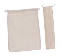 VICASKY Reusable for Linen Bread 2pcs Drawstring Bakery Bags Shop