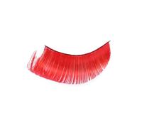 VICASKY Reusable Red Fake Eyelashes for Makeup Competition Comfortable to Wear Plastic Material, Long False Eyelashes for Cosmetic Course and Fancy Eye Makeup