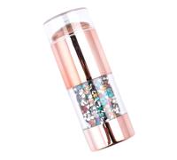 VICASKY Rhinestone Nail Stamper with 2Pcs Nail Stamper Templates Silicone Material Skin Friendly Long Serving Life for Home Use Random Color