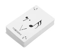 VICASKY Rhythm Poker Score Card Music Theory Flashcards for Beginner Students Learning Rhythm Notation Exercise Cards