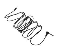 VICASKY Right Angle 3.5mm to 6.35mm Audio Cable Adapter 1.5m Black Plastic Metal Easy to Use Audio Transmission Cable for Microphone and Speaker System Replacement