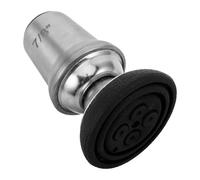 VICASKY Rotating 7/8" Articulating Crutch Tip with Non-Slip Wear-Resistant Rubber Cover, Black Terrain Crutch Ferrule for Stability and Traction Medical Mobility Aid