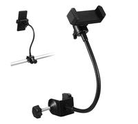 VICASKY Rotating Phone Holder Sturdy Metal Mic Stand Clamp for Smartphone Mount