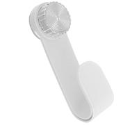 VICASKY Rotating Pot Lid Organizer Space-saving Kitchen Holder with Strong Suction Cups, Wall Mounted Pan Lid Storage Rack Made of Sturdy Plastic Stylish White Suitable for Home Use