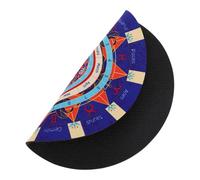 VICASKY Rubber Dowsing Pendulum Mat with Well-finished Edges and Unique Design for Accurate Predictions in Divination Games and Meditation