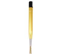 VICASKY Rust Remover Brush with Copper Bristles and Plastic Handle, Designed for Jewelry and Electronic Scratch Cleaning, Applicable for Watches and Coins