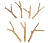 VICASKY Rustic Beige Wooden Sticks with Unique Grain and Shape Natural Driftwood Pieces Pine Wood Twigs for Crafts and Painting Tools, for Nature and Artistic Creations