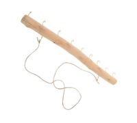 VICASKY Rustic Driftwood Coat Hooks Wall Mount Hat Rack Heavy Duty Wooden Branch Hooks Home Entryway Storage Wall Hanging Shelves