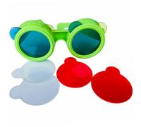 VICASKY S Science Experiment Kit Primary Color Glasses with Red Yellow Blue Lenses and Insect Vision Convex-concave Lightweight Educational for Kindergarten Stem Learning Random Color
