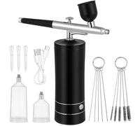 VICASKY Saker Electric Spray Gun Battery Paint Sprayer Airbrush Kit Nail Airbrush Air Brush Accessories Compressor