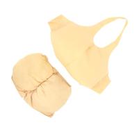 VICASKY Santa Padded Belly and Butt Costume Accessory, Lightweight Polyester Material Realistic Design, for Christmas Family Gatherings and Company Events, Unisex Adult Dress up Prop