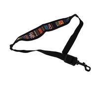 VICASKY Saxophone Strap High Elastic Cotton Comfortable Adjustable Shoulder Harness for Tenor and Alto Ethnic Style Fabric Music Accessories