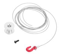 VICASKY Scale Metal Rc Internal Winch with Hook for Crawling Cars Model Towing Compatible with Various Rc Models Easy Installation Realistic Simulation Design