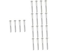VICASKY Sets Metal Neck Mounting Plate Screws for Guitar Bass Guitar Neck Plate Screws Pcs