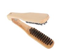 VICASKY Shape Wooden Hair Straightening Brush Comb Hair Straightener Styler Tool for Straightening and Styling for Home Use