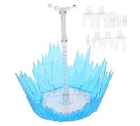 VICASKY Shock Impact Effect Display Stand for 1/100 Scale Models Plastic Figure Display Holder with Blue Electric Explosion Effects Easy Assembly Anime Figure Showcase Base