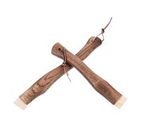 VICASKY Short Curved Wooden Handle Replacement Solid Wood Handles Hammer and 2pcs with Hanging Holes, Offering Increased Efficiency and Versatile Use in Gardening and DIY Tasks