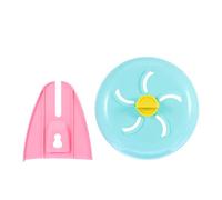 VICASKY Silent Pet Running Wheel for Hamster Gerbil Mice Plastic Pet Exercise Plaything for Dwarf Hamster Toys and