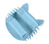 VICASKY Silicone Cat Corner Self Groomer Brush Massage Comb for Cats and Kittens Soft Scratch Relief Tool with Easy Installation for Wet and Dry Use Blue