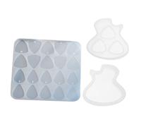 VICASKY Silicone Epoxy Guitar Pick Mold for DIY Crafting Easy to Demould and Clean Features, Sturdy White Material for Making Custom Guitar Picks at Home