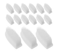 VICASKY Silicone Toothbrush Replacement Heads 30pcs Soft Bristle Nano Brush Heads for Travel Portable Manual Toothbrushes Adult and Boys and Girls Gum Care Teeth Cleaning